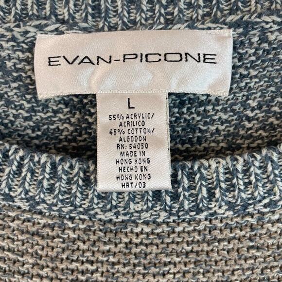 Evan-Picone Wide Stripe Sweater Size Large - Picture 4 of 8